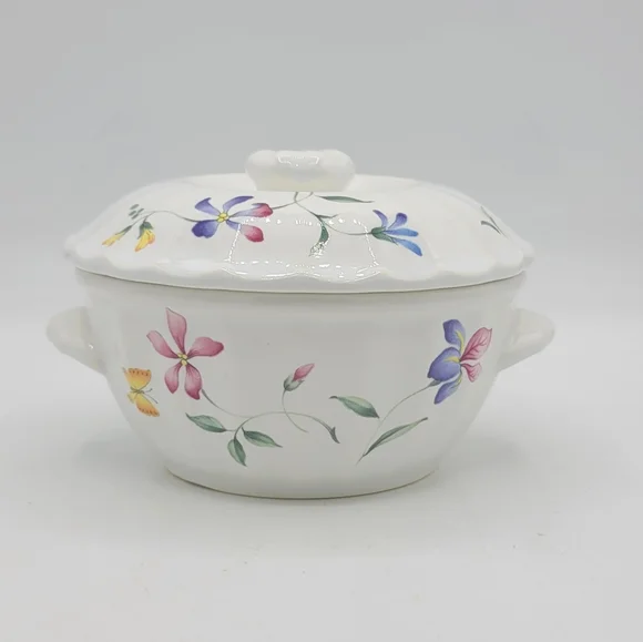 Mikasa Maxima Sorrento Individual Casserole with Lid Original Box Vintage Japan - Picture 2 of 13
